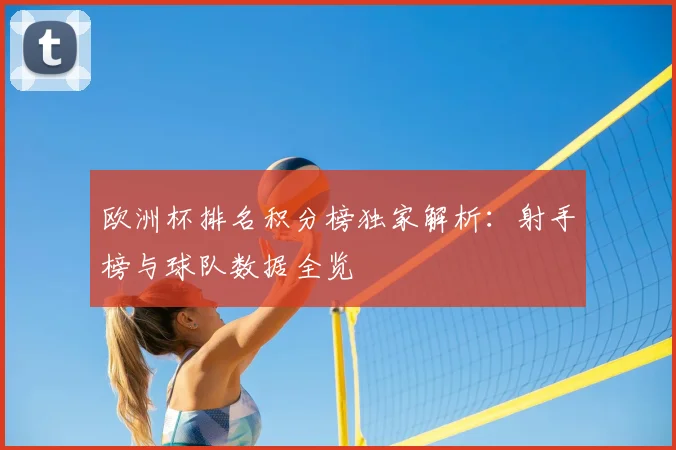 欧洲杯排名积分榜独家解析：射手榜与球队数据全览